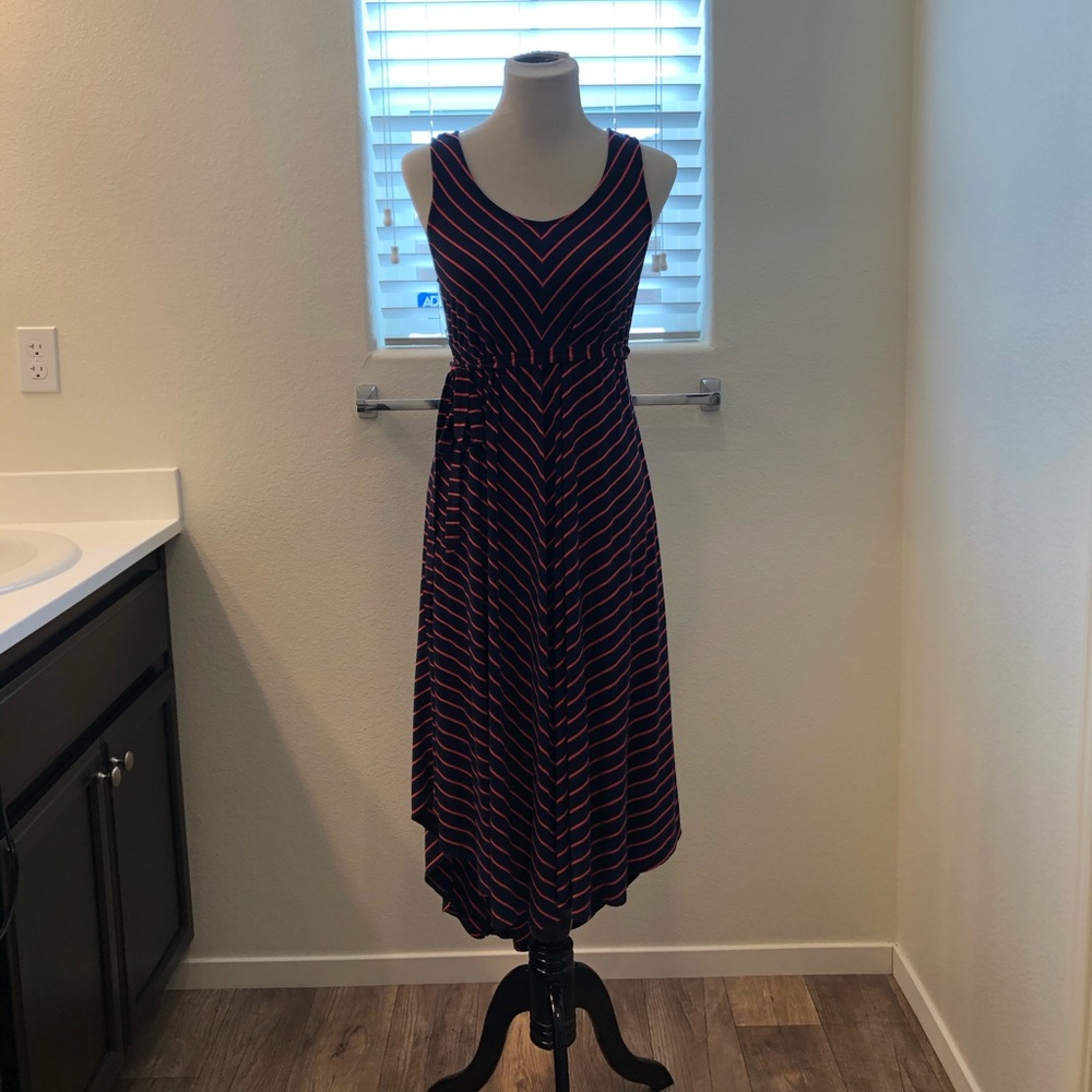 Isabel striped Maternity dress